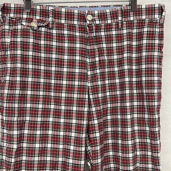Mens Polo RL Ralph Lauren RL & Co Red White Green  Pants Golfing Dress 33 x 32 - Picture 4 of 7